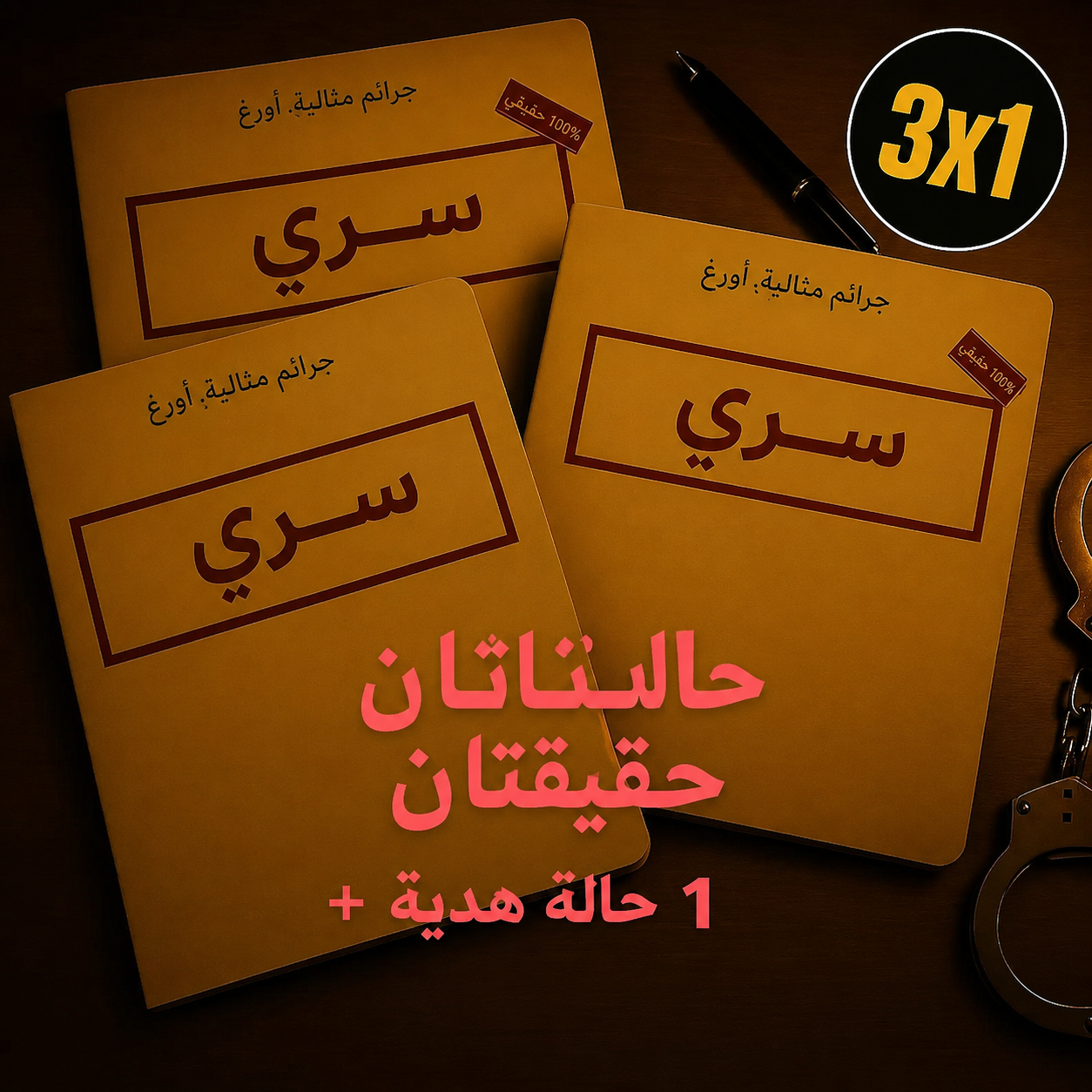 ألعاب التحقيق - عرض اليوم 3 مقابل 1 - احصل على حقيبتين حقيقيتين + حقيبة هدايا واحدة